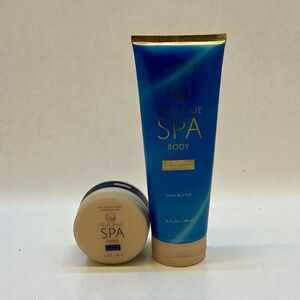 Bath & Body Works True Blue Spa Shower Cream & Hand Cream 60 Second Manicure